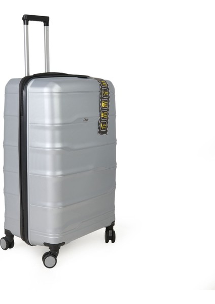 Pp Büyük Boy Valiz - Gümüş - 77X45X32 cm fiyatları