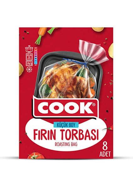 4 Adet Cook Fırın Torbası Tavuk/yanmaz