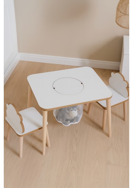 Çocuk Aktivite Masası, Çalışma Masası Sandalye Takımı Sepetli Etkinlik Masası- Yaz- Sil Yüzey modelleri