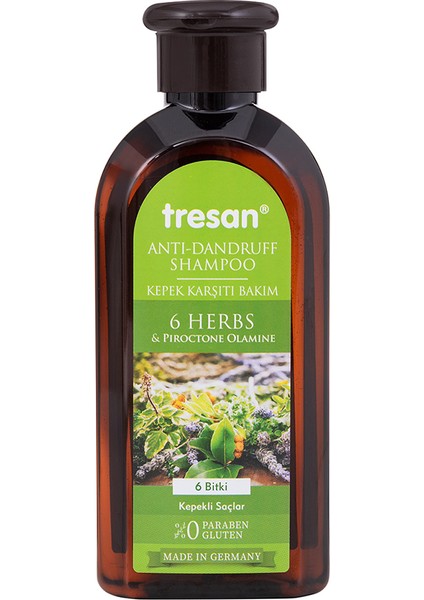 3 Adet Tresan Şampuan 300 ml 6 Bitki Kepek Karşıtı Bakım fiyatları