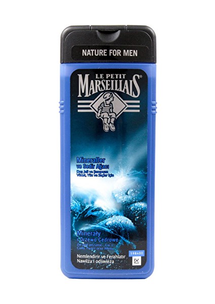 4 Adet Le Petit Marseillais Duş Jeli 400 ml Mineraller ve Sedir Ağacı