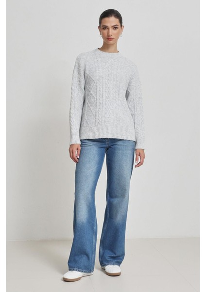 Gri Desenli Uzun Kollu Triko fiyatları