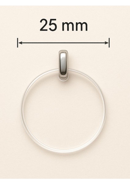 Şeffaf Sert Akrilik Kolye Ucu ve Üzeri Zincirli Desenli Kolye Chill fiyatları