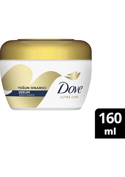 4 Adet Dove 1 Dk Yoğun Onarıcı Serum Saç Bakım Maskesi 160 ml