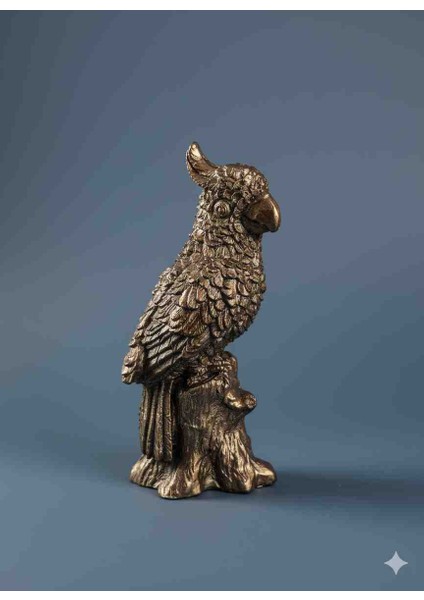 Dekoratif Yavru Papağan Heykelciği