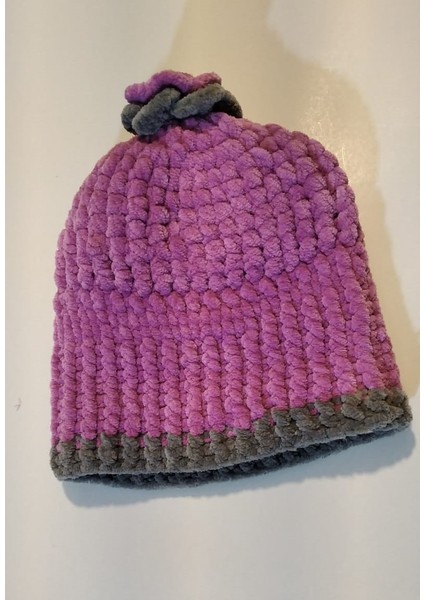 El Örgüsü Kız Çocuk Bere modelleri