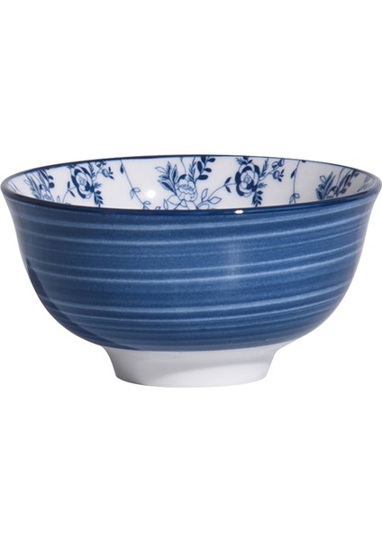 Porselen Mavi Sarmaşık Kase 11.5 cm
