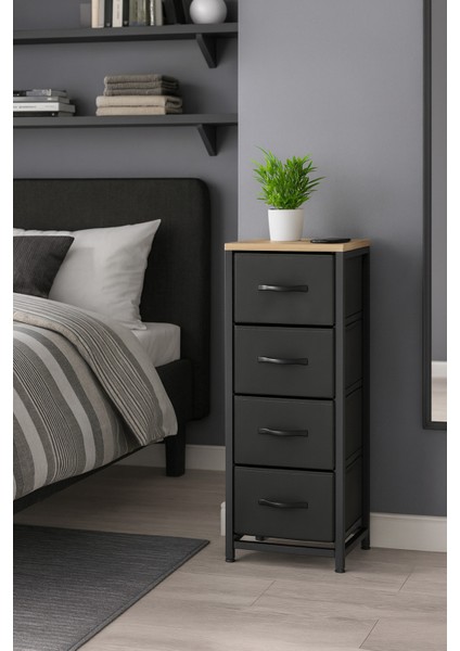 4 Çekmeceli Şifonyer Yatak Odası Düzenleyici Çocuk 0dası Organizer Deri Çekmeceli Oyuncak Dolabı fiyatları