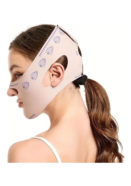 Yüz Şekillendirici Maske, V Çene Sıkılaştırıcı Band, Yüz ve Boyun Incelten Maske, Ten Rengi fiyatları