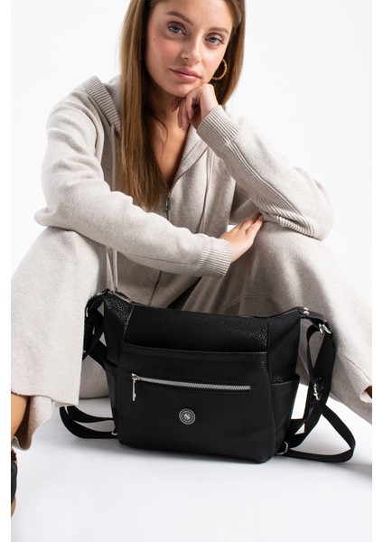 Sanmorris Glc Kadın Suni Deri 4 Bölmeli Ayarlanabilir Çapraz Askılı Çapraz ve Omuz Çanta 1435 modelleri