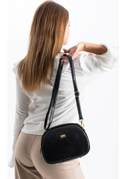 Sanmorris Glc Kadın Suni Deri 4 Bölmeli Ayarlanabilir Çapraz Askılı Çapraz ve Omuz Çanta 1435