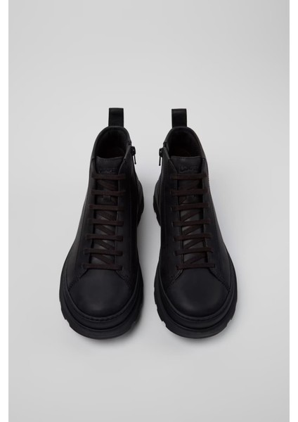 Erkek Brutus Deri Bot - Siyah modelleri