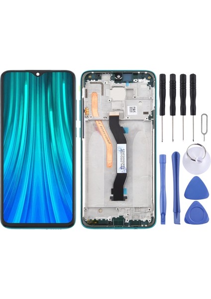 Xiaomi Redmi Note 8 Pro Uyumlu LCD Ekran Dokunmatik Full Çıtalı