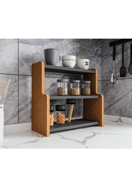 3 Katlı Çok Amaçlı Organizer Raf Makyaj, Banyo ve Masa Üstü Düzenleyici, Modern Tasarım Raf fiyatları