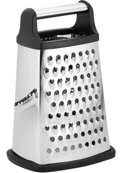 Çelik Mutfak Rendesi - Geniş Yüzey - Ince Kalın Rende - Doğrayıcı - 25 cm