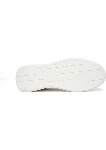 Erkek Chunky Cupsole Kalın Tabanlı Sneaker - Ekru indirimleri