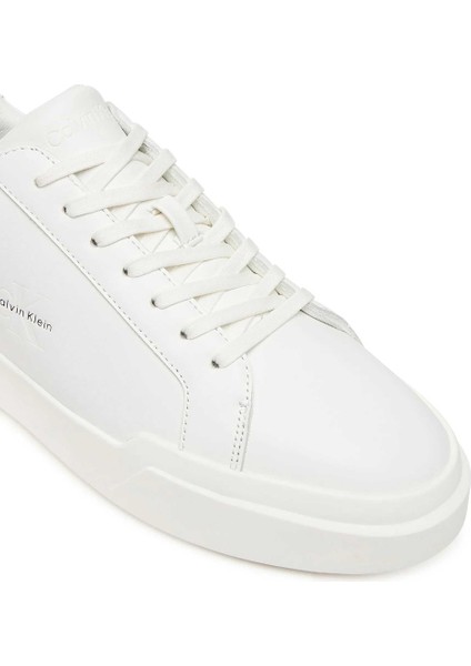 Erkek Chunky Cupsole Kalın Tabanlı Sneaker - Ekru