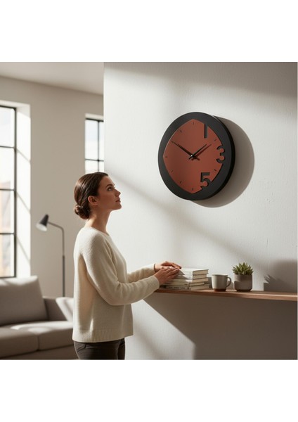 Ahşap Boyalı Dekoratif Duvar Saati indirimleri