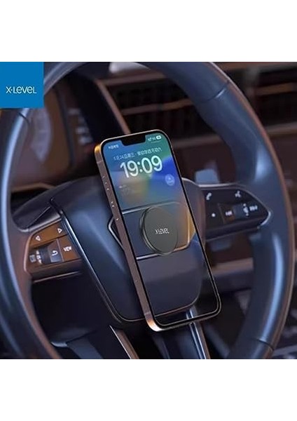 Direksiyon Manyetik Telefon Tutucu, 360° Dönebilir, Araç Içi ve Masa Üstü Montaj, Tüm Akıllı Telefonlarla Uyumlu, Anahtar, Pc, Çoklu Kullanım Alanı, Yüksek Güçlü Tutuş, Siyah (6cm - XCH2014) modelleri