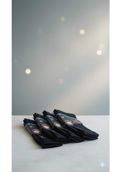 Thermal Havlu Şeker Çorabı Burnu Dikişsiz Topuk Burun Takviyeli 4'lü Paket Asorti modelleri