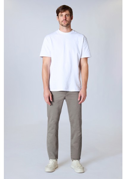 Nevada 807-10 Soil Likralı Boru Paça Erkek Renkli Kot Pantolon Koyu Bej fiyatları