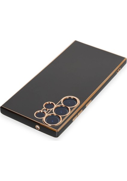 Samsung Galaxy S23 Ultra Kılıf Volet Silikon - Siyah