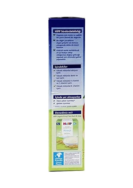 Hipp Organik Iyi Geceler Sütlü Elmalı 250 gr