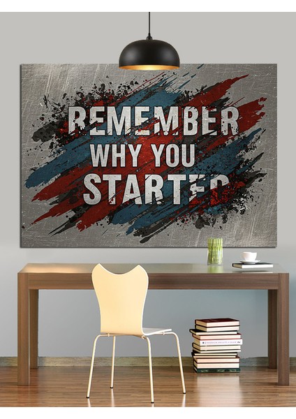 Neden Başladığını Hatırla Dekoratif Kanvas - Mdf Ahşap Tablo fiyatları