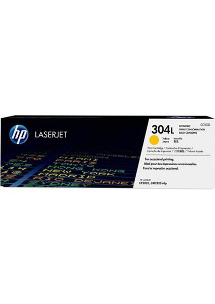 304L Yellow Sarı 1.400 Sayfa Ekonomik Toner CC532L