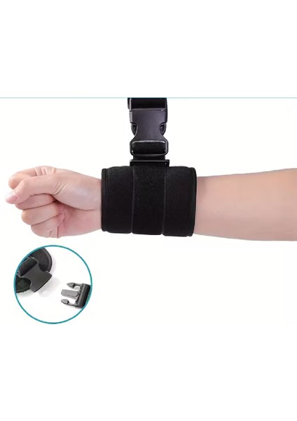 2 Adet Demanslı Yaşlılar Için Tıbbi Bağlama Bandı, Ayak Bileği ve Bilek Kısıtlama, Yatak Için Ayarlanabilir Tokalı Yatak Bağı - modelleri