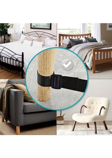 2 Adet Demanslı Yaşlılar Için Tıbbi Bağlama Bandı, Ayak Bileği ve Bilek Kısıtlama, Yatak Için Ayarlanabilir Tokalı Yatak Bağı - indirimleri