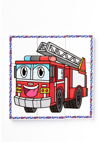 Manyetik Blok Çift Taraflı 9 Parçalı Mıknatıslı Itfaiye - Traktör Puzzle - 2 Görsel Yapboz fırsatları