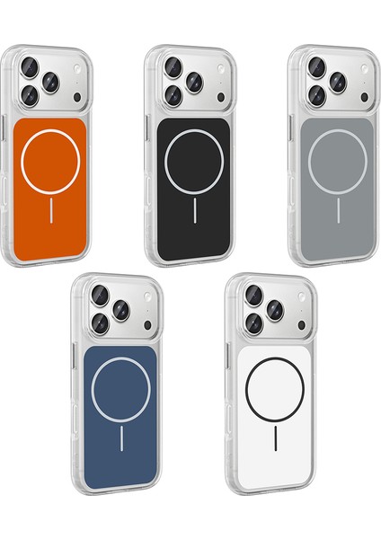 Iphone 17 Pro Max Uyumlu Kılıf Magsafe Şarj Destekli Metal Buton Tasarımlı Ince Zarif Kapak fırsatları