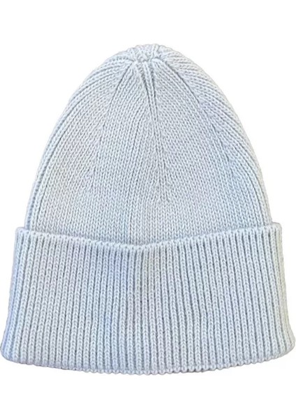 Kadın Dokuma Triko Bere - Beyaz