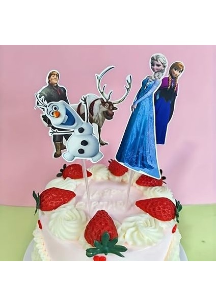 Temalı Pasta Süsü Seti, 5 Parça, 12 cm Yükseklik, Doğum Günü Parti Dekorasyonu indirimleri