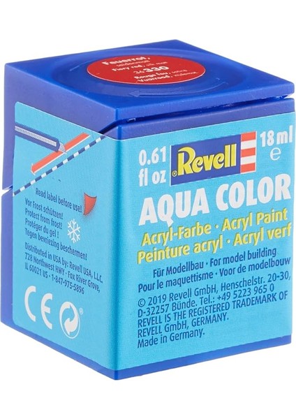 - Su Bazlı Maket Boyası Ateş Kırmızısı Ipek 18 ml (36330)