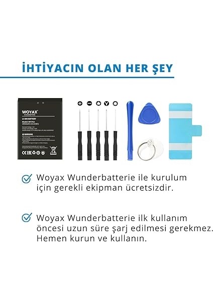 P13 Blue Max Lite 2022 Uyumlu Batarya 3950 Mah indirimleri