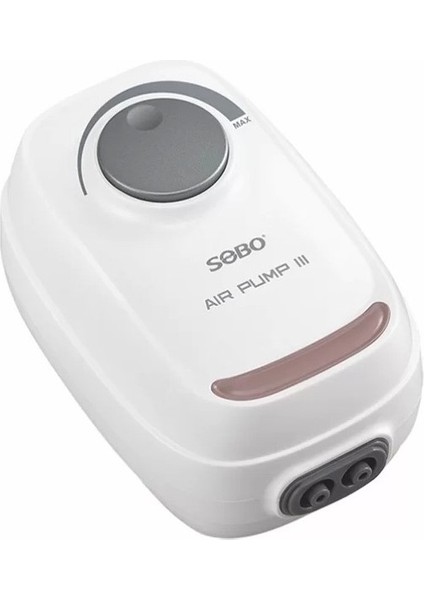 Ar-60 Sessiz Ayarlanabilir Çift Çıkışlı Akvaryum Hava Motoru 4x3.5 L/min 8W