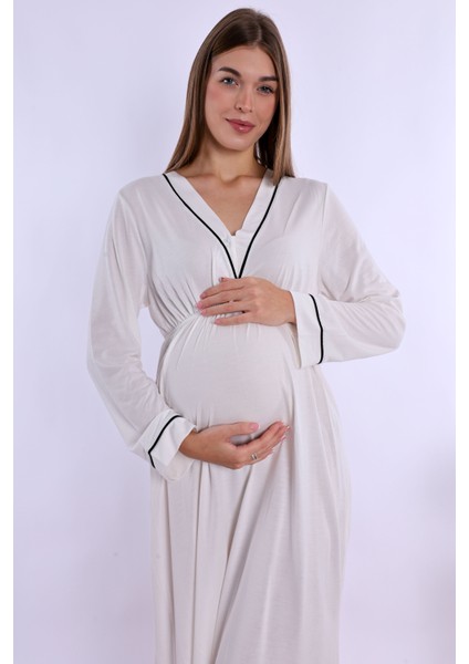 Ekru Hamile Lohusa Set