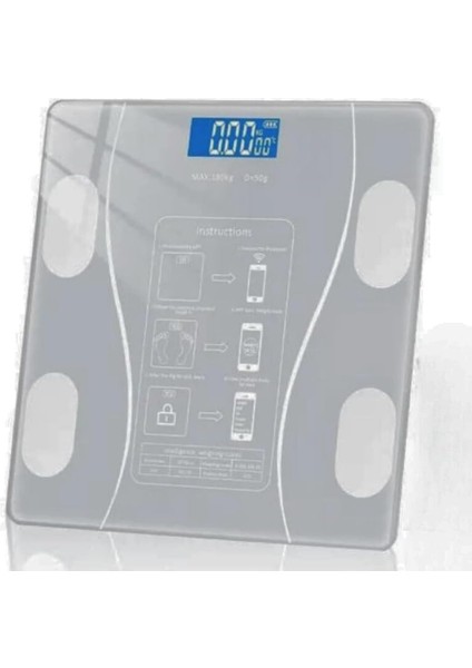 Techfit Dijital Baskül Bluetooth Vücut Analizi -Dijital Akıllı Tartı-Yağ Ölçer Tartı Akıllı Android ve Ios Uyumlu - Siyah fiyatları