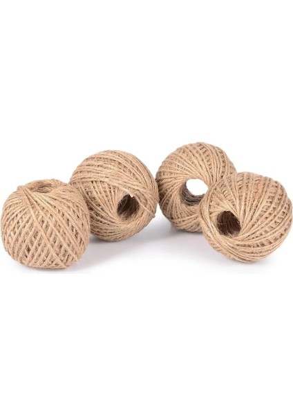 Jüt Ip 100 Gram, 100 Metre 4 Adet- Hasır Ip - Çuval Ip - Kırnap Ip