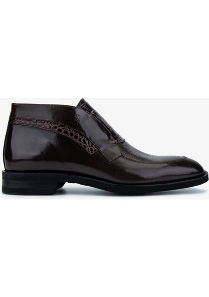 Erkek Hakiki Deri Kahverengi Klasik Bot 342 9382 Erk Bot SK25-26 Khv Krk/gyk/bfl