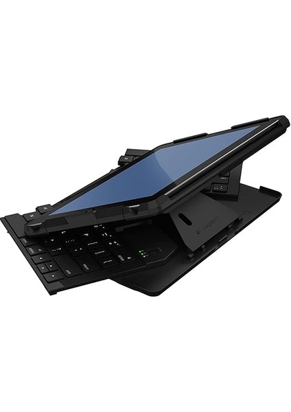 Fold-Up iPad 9.7 Inç Modelleriyle Uyumlu Bluetooth Klavye – Ingilizce fırsatları