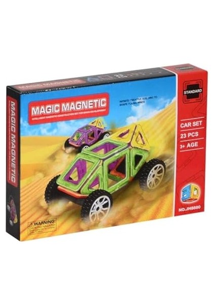 Magic Magnetic Manyetik 23 Parça Araba Tekerli KZL-JH8880 fiyatları