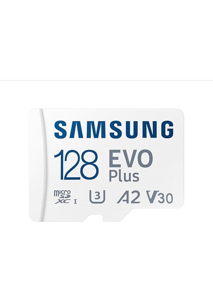 Evo Plus Microsdxc Hafıza Kartı 128 Gb, 160 Mb/s, U3, V30, A2, ‎MB-MC128SA/TR (2024 Serisi) Beyaz