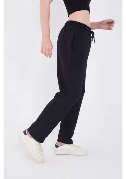 Unisex Üç Iplik Basic Eşofman Pantolon - Lacivert indirimleri