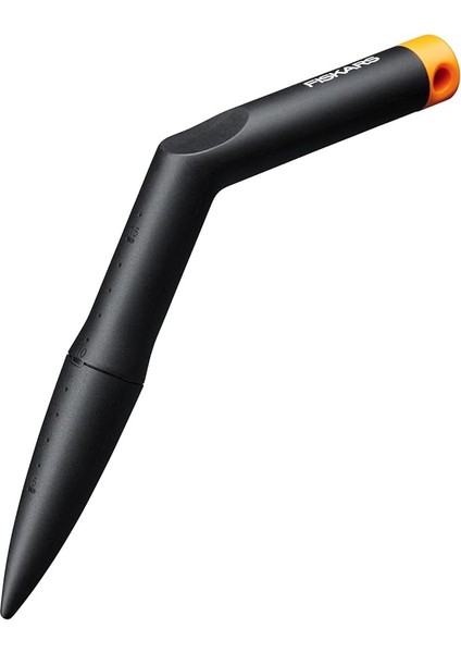 1057080 Sağlam Saksı Çubuğu 26 cm Cam Elyaf Takviyeli Plastik Siyah/turuncu