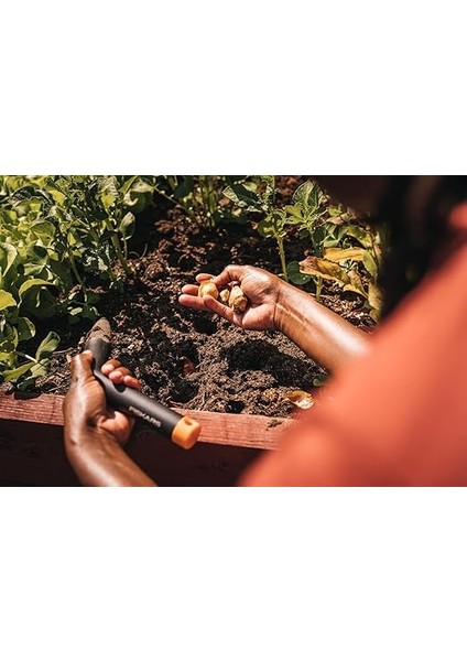 1057080 Sağlam Saksı Çubuğu 26 cm Cam Elyaf Takviyeli Plastik Siyah/turuncu fırsatları