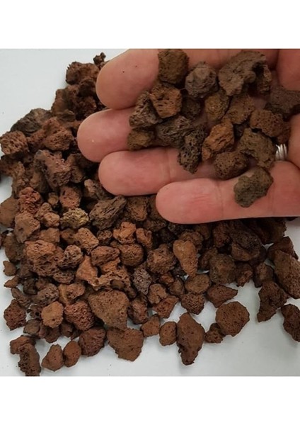 Pomza 5 Litre 3-8 mm Kırmızı Pomza Taşı Lav Taşı Volkanik Ponza fiyatları