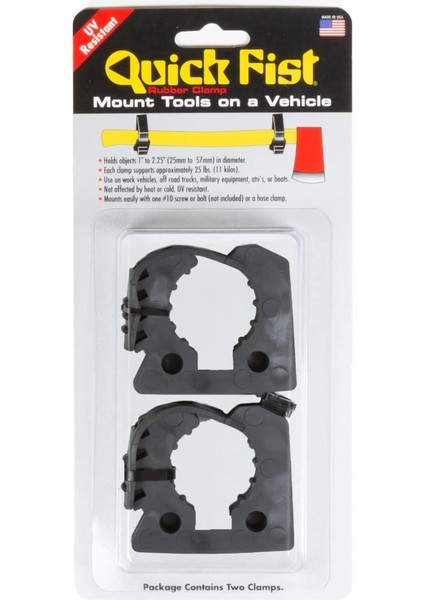 Orijinal Quick Fistã 'â ® Clamp For Montaj Tools & Ekipmanı 1 – 2 – 1/4 Çap (Pack Of 2), Quick Fist